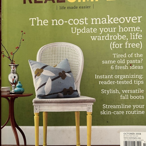 Collection of Real Simple magazines. Lot of 9. Fair condition. - Picture 5 of 13